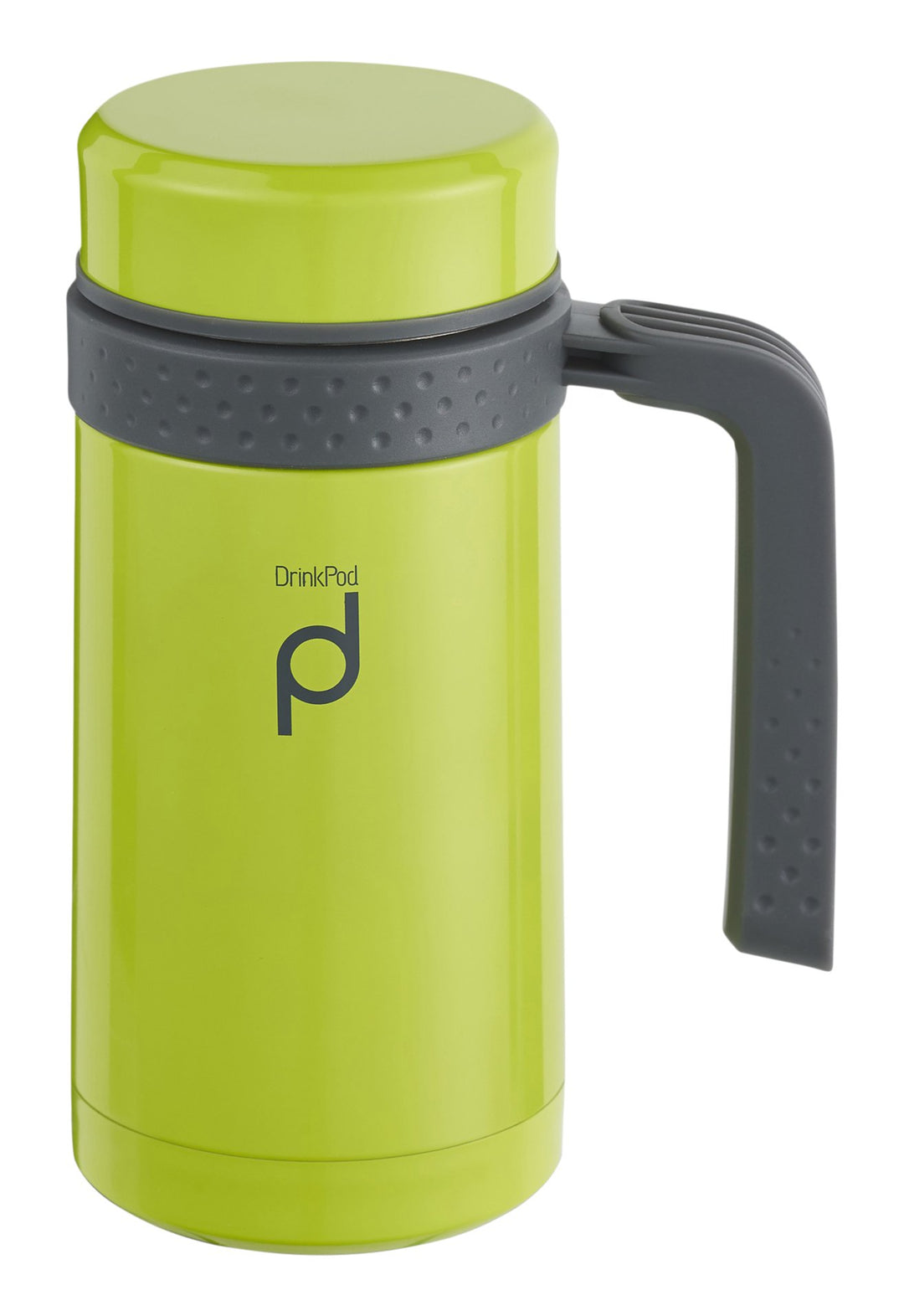 DrinkPod Pioneer auslaufsichere Vakuum-Isolierflasche, Thermostasse, Fläschchen, Edelstahl, 0,45 Lit