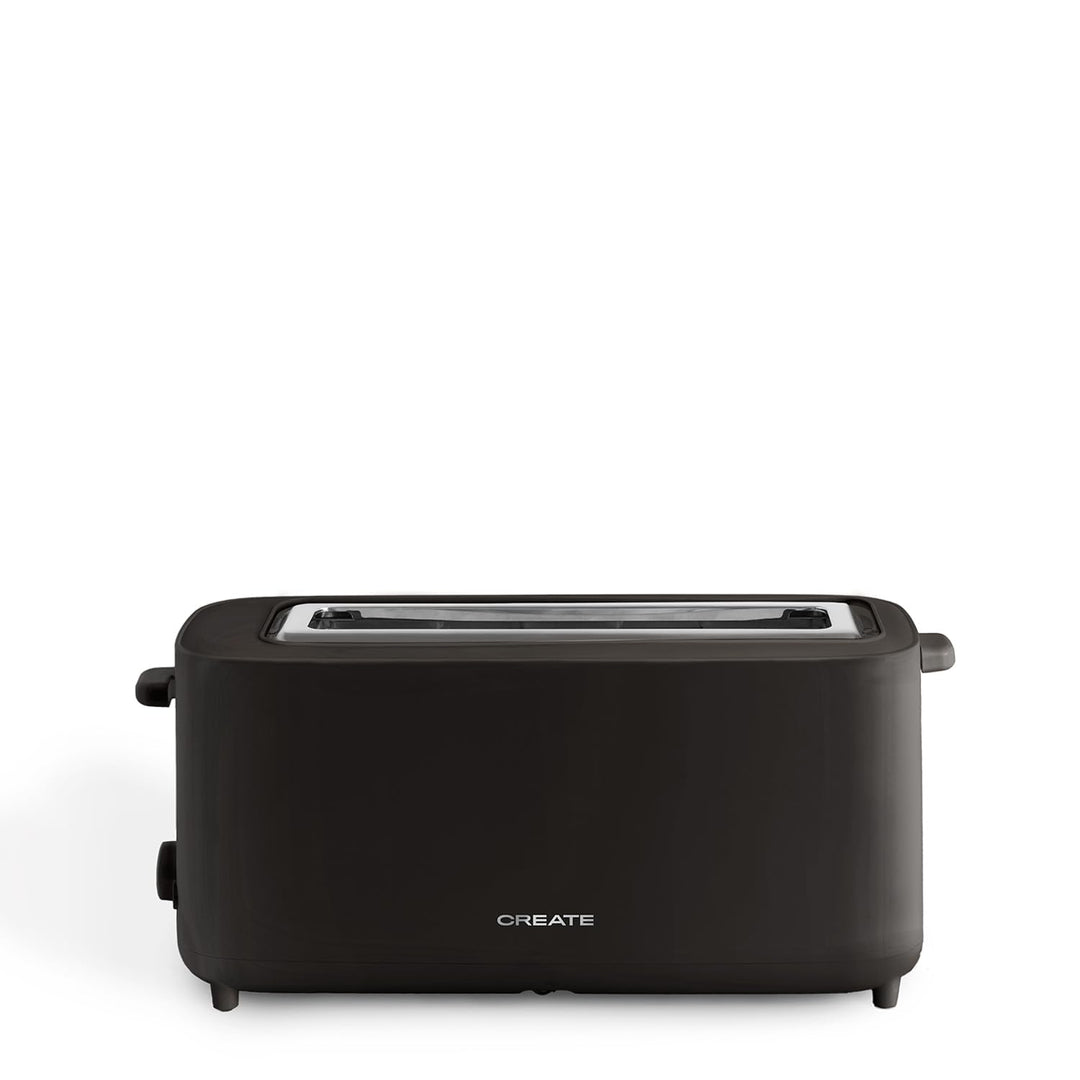 CREATE/TOAST STUDIO XL/Toaster Schwarz / 6 Leistungsstufen, Krümelschublade, Thermostat, Auftauen, A