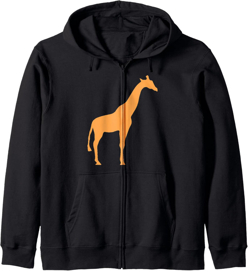 Giraffe Silhouette Zoo Dschungel-Safari-Tier Kapuzenjacke