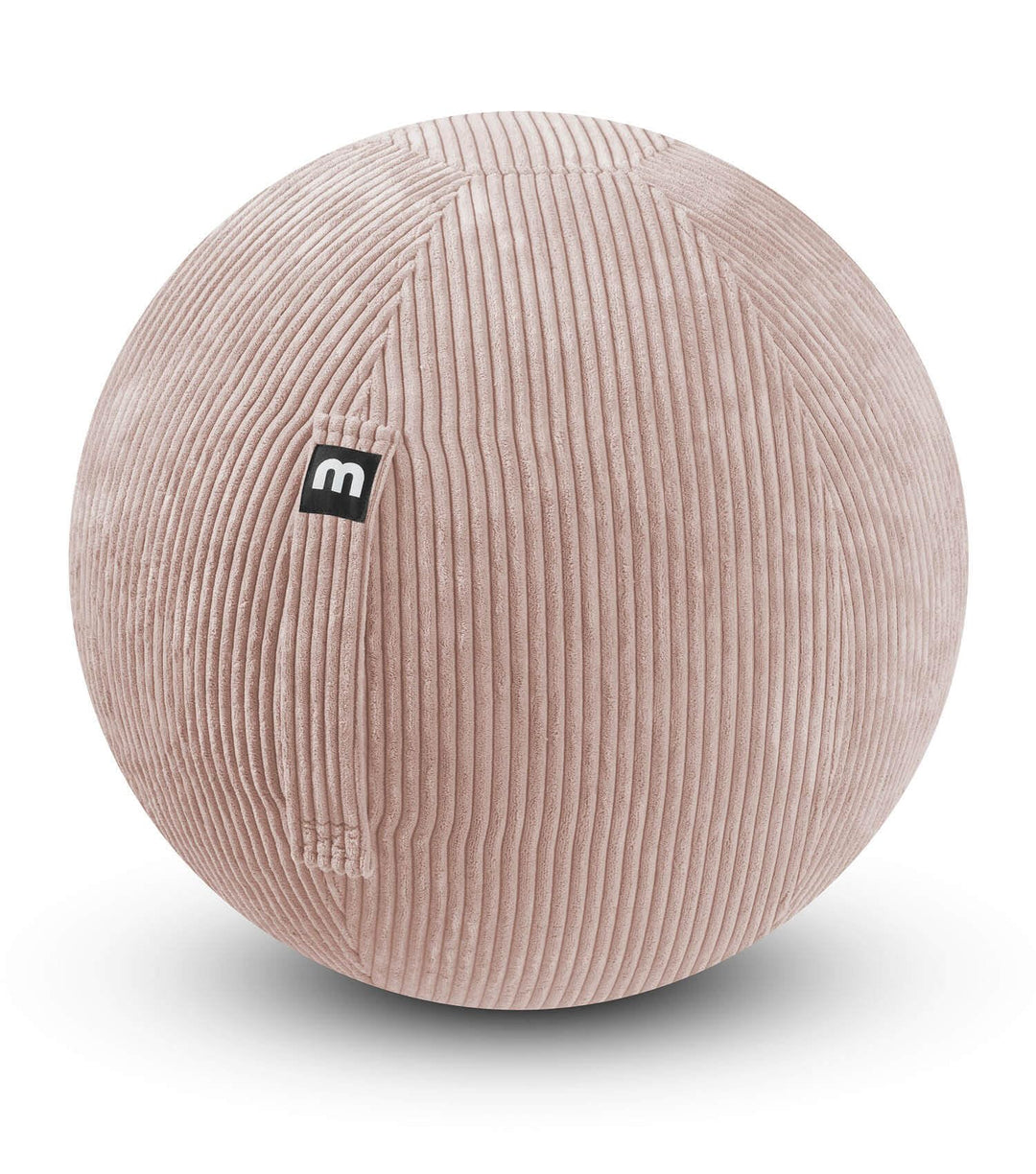 mokebo Stoff Sitzball Büro ergonomisch 'Der Sportliche', Sitzball mit Pumpe oder Pezziball mit Stoff