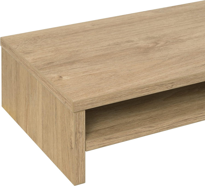 boho office® ergonomischer Monitoraufsatz, Bildschirmerhöhung, Monitorständer, Tischaufsatz mit viel