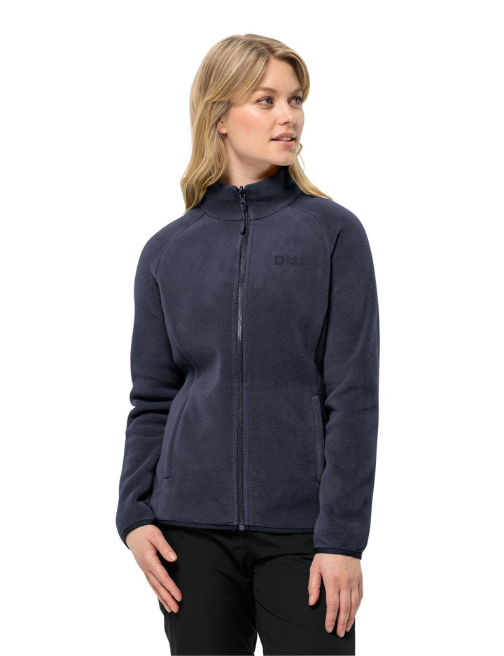 Jack Wolfskin Damen Moonrise Fleecejacke Damen Jacke XL night blue, XL night blue