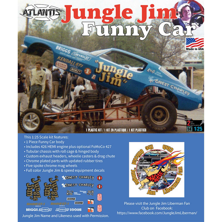 1/25 1971er Jungle Jim Camarao Fun Car