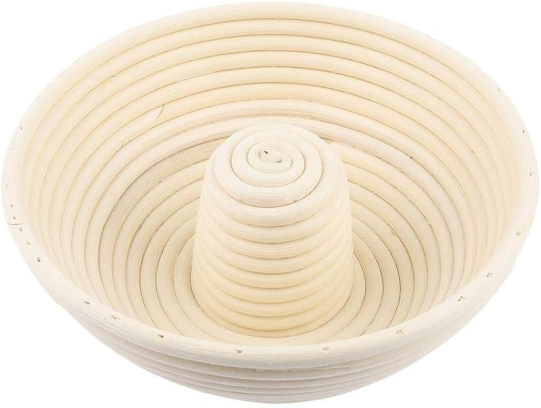 Brot Teig Korb Rund Gärkörbchen Brotform Natürlicher Rattan Peddigrohrkorb Brotkorb Proof Korb Ø 29