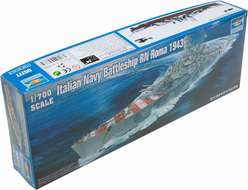 Trumpeter 05777 Modellbausatz Italian Navy Battleship RN Roma 1943