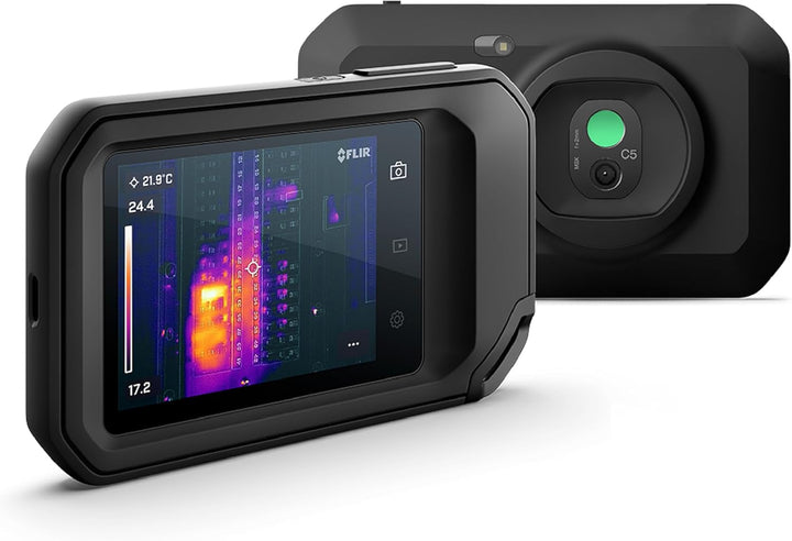 FLIR C5, Profi-Thermokamera, leistungsstark und kompakt mit WLAN, misst Temperaturen bis 400 °C (752