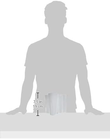 Iittala Vase Aalto 160 mm Weiss aus Glas, 160 mm Weiss
