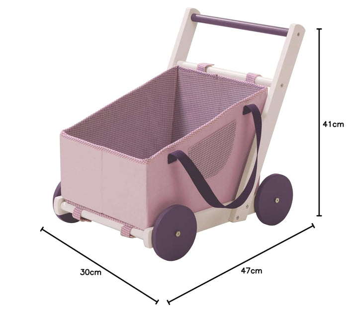roba Puppenwagen 'Fienchen', zur Tragetasche für Puppenbabys umfunktionierbar, inkl. textile Ausstat