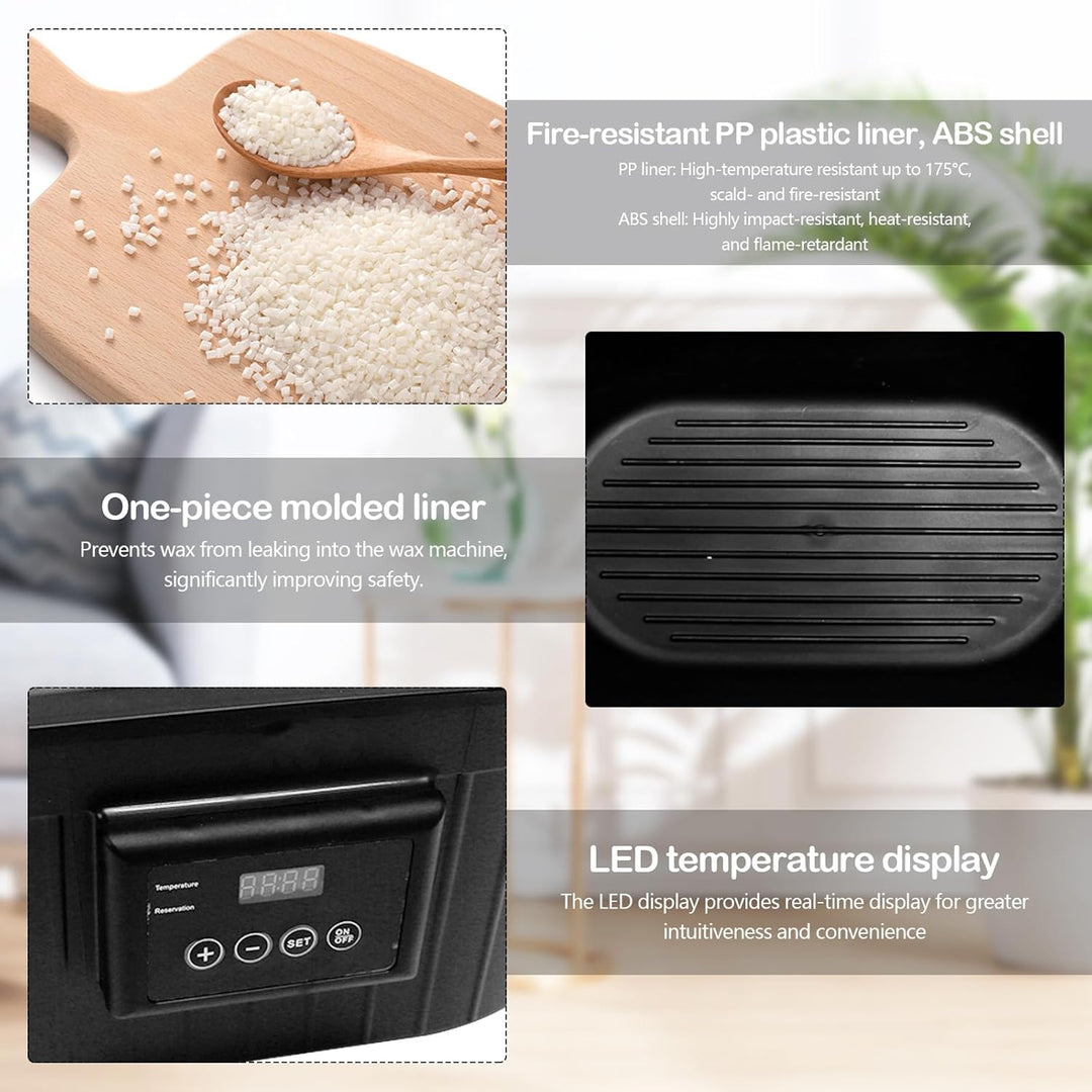 Paraffinbad für Hände und Füsse Set, 5L Paraffin Wachsbad Maschine Paraffinbäder Wachsbad für Hände