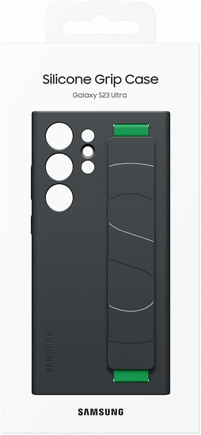 Samsung Silicone Grip Smartphone Case EF-GS918 für Galaxy S23 Ultra, Handy-Hülle, Fingerhalterung, S