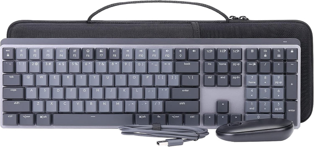 co2CREA case Harte reiseschutzhülle Etui Tasche für Logitech MX Mechanical Wireless Illuminated Perf