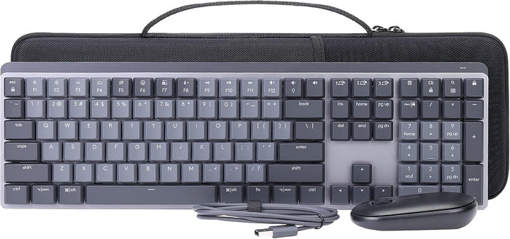 co2CREA case Harte reiseschutzhülle Etui Tasche für Logitech MX Mechanical Wireless Illuminated Perf