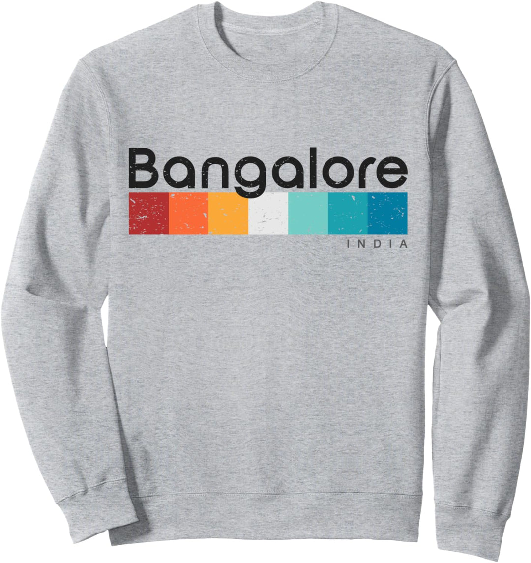 Bangalore India Retro Stil Vintage Design T-Shirt Sweatshirt