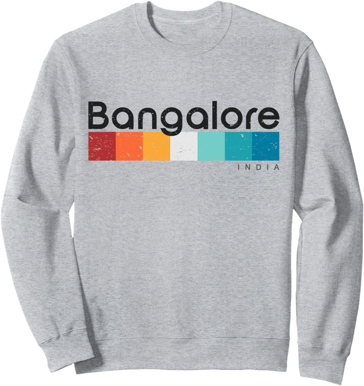 Bangalore India Retro Stil Vintage Design T-Shirt Sweatshirt