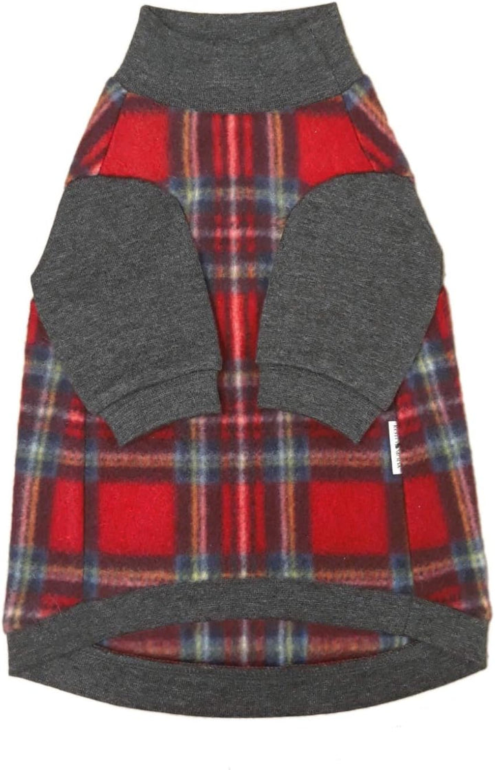 Kotomoda Katzen Rollkragen rot kariert fur Sphynx Katzen (XS), XS