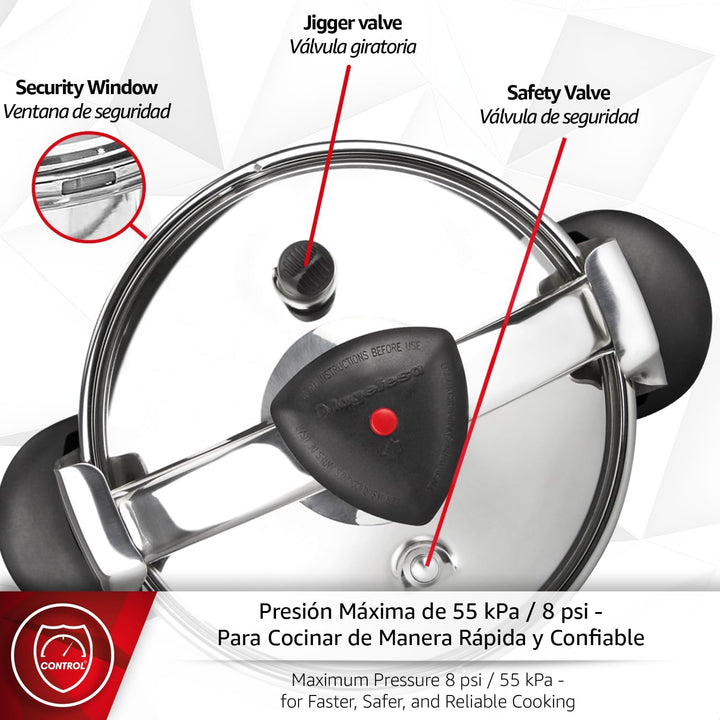 Magefesa Star Schnellkochtopf, 6 l