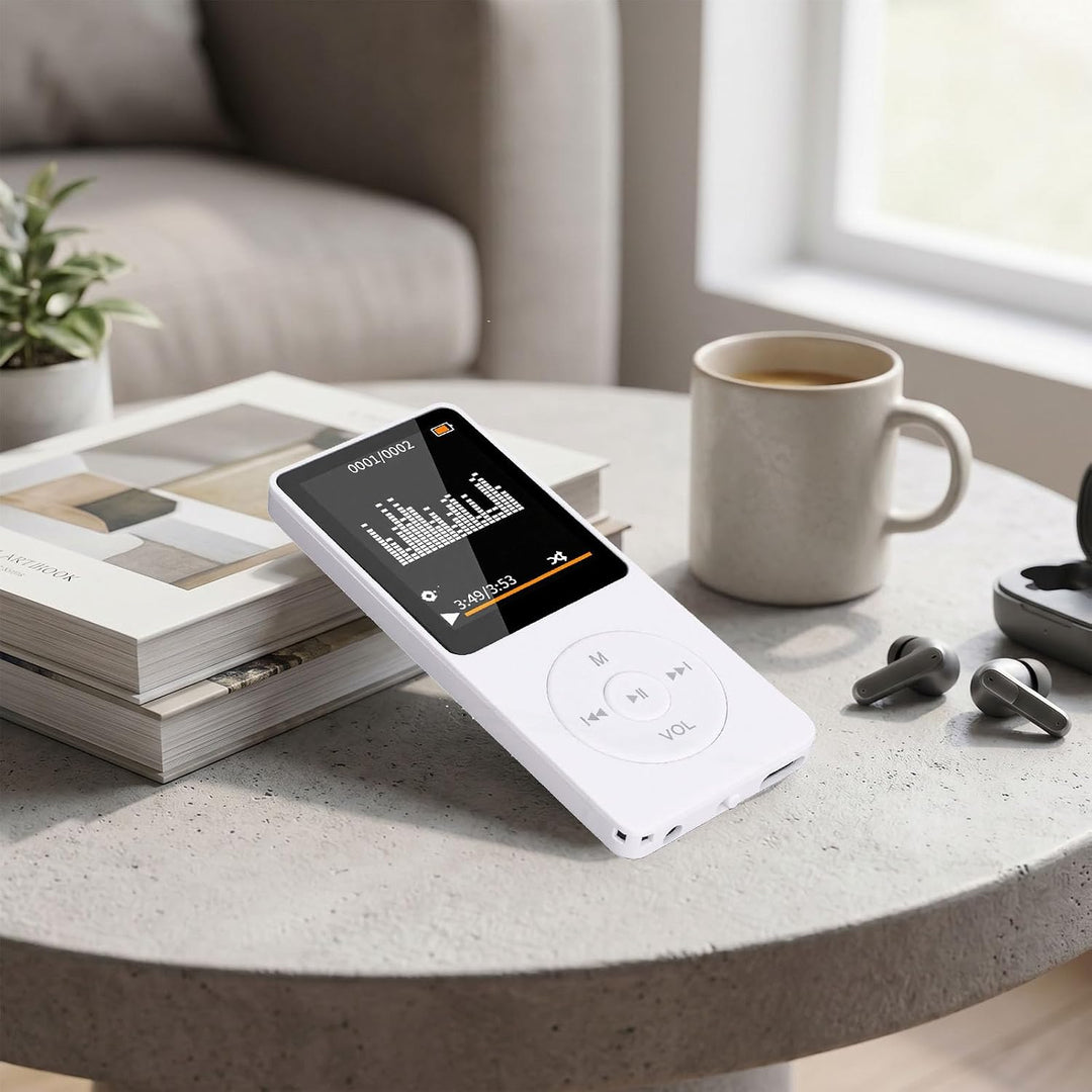 Bewinner Bluetooth-MP3-Player, Weiss WHITE, WHITE