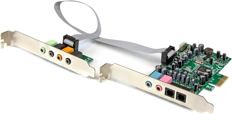 StarTech.com 7.1 Kanal PCI Express Soundkarte - PCIe Sound Karte mit SPDIF optisches Kabel - 24-bit