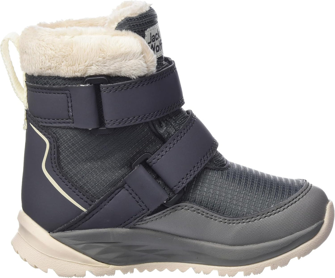 Jack Wolfskin Unisex Kinder Polar Wolf Texapore Mid Vc K Schneestiefel 35 EU Smokey Grey, 35 EU Smok