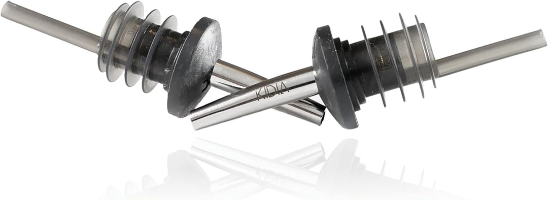 Kidia Metal Pour Cocktail 10 Stück - Professioneller Ausgiesser für Barkeeper - Cocktailspender aus