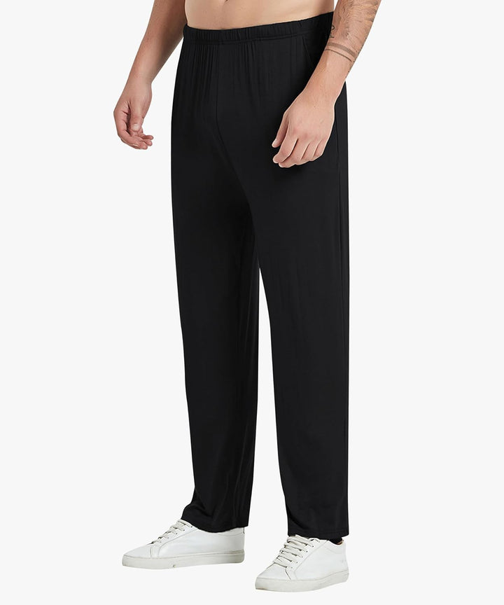 MoFiz Herren Schlafanzughose Lang Weiche Pyjamahose Schlafhose Weite Loungewear S 2 Pack-03, S 2 Pac
