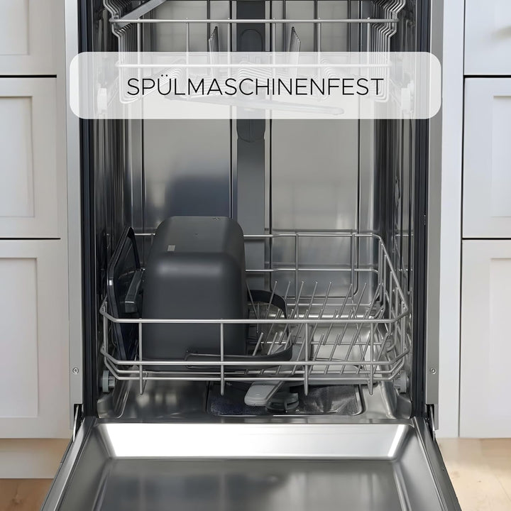 WUITOKI Biomülleimer Küche 4l, Hängmülleimer aus Kunststoff, klein, geruchsdicht, spülmaschinenfest,