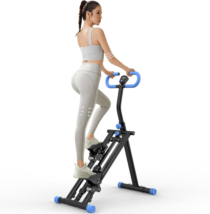 Stair Stepper, Treppenmeister für Zuhause mit 3 Stufen Widerstand, Foldbares Vertical Climber Maschi