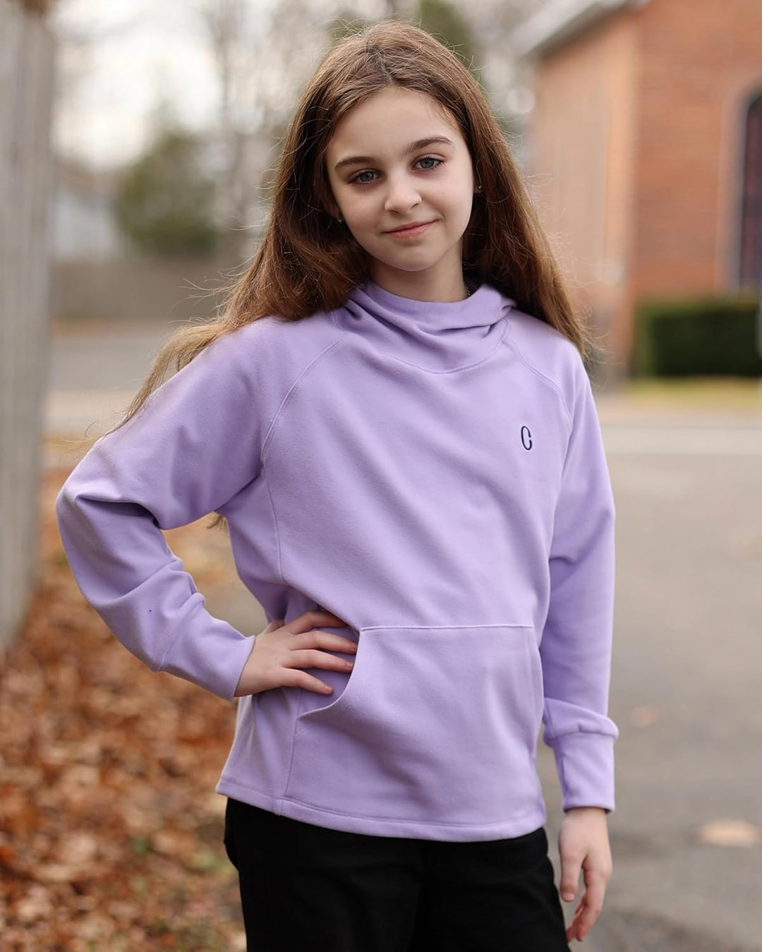 Rolanko Mädchen Hoodies Fleece Sweatshirts Langarm Gemütlicher Leichter Kapuzenpullover Oberteile mi