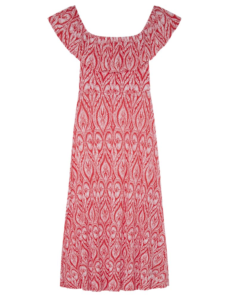 Springfield Damen Modern Kleid XS Rot / Koralle, XS Rot / Koralle
