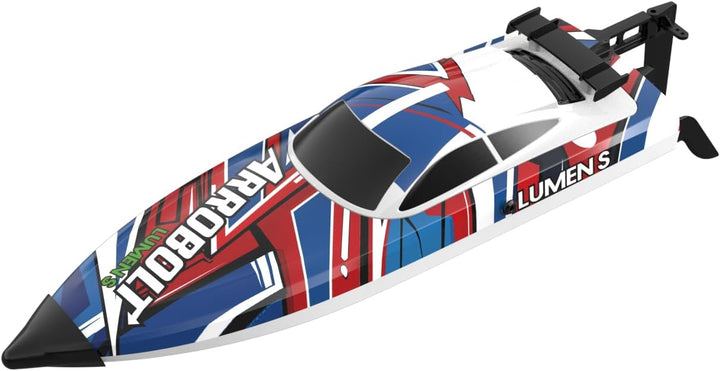 VOLANTEXRC Lumen S, Ferngesteuertes Boot für Pools und Seen, 45+ kmh RC Boot mit Alarmfunktion, 2,4-