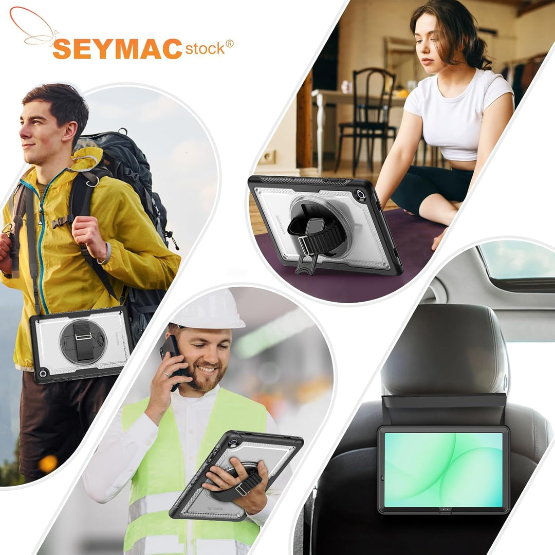 SEYMAC stock Hülle für Samsung Galaxy Tab A11+ Plus/A9+ Plus 11 Zoll 2025/2023, Stossfeste Hülle mit