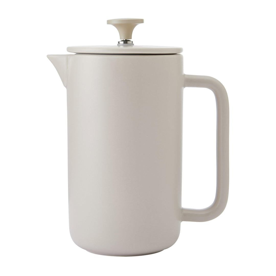 La Cafetière Arezzo Kaffeebereiter aus Steingut, cremefarben/latte, 1 l, in Geschenkbox