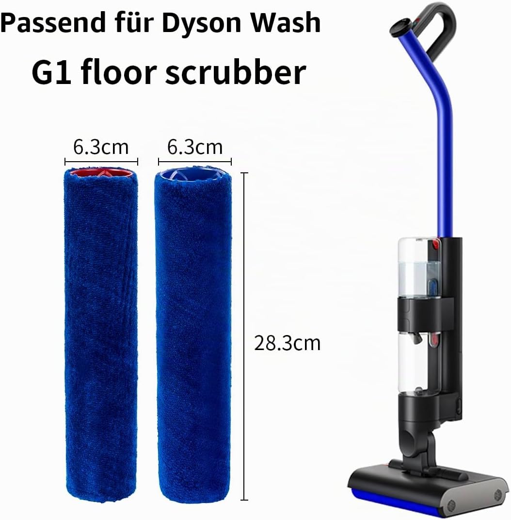 Doppeltrommel-Rollenbürste für Dyson Wash G1 Zubehör-Bodenwäscher-Bürstenstreifen