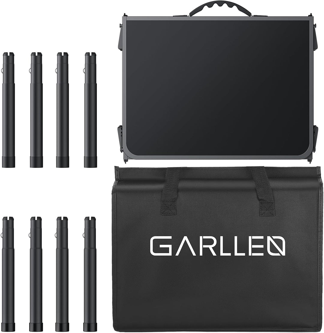 GARLLEN Campingtisch klappbar, 87x40cm & 3 einstellbare Höhen(26/48/70cm), Klapptisch Camping Tisch,