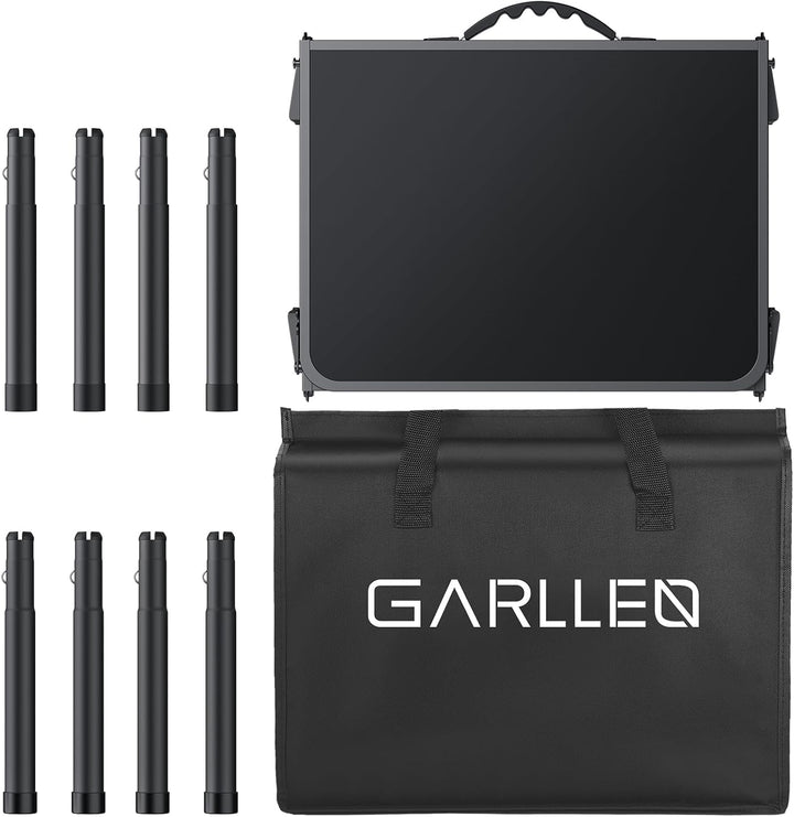 GARLLEN Campingtisch klappbar, 87x40cm & 3 einstellbare Höhen(26/48/70cm), Klapptisch Camping Tisch,