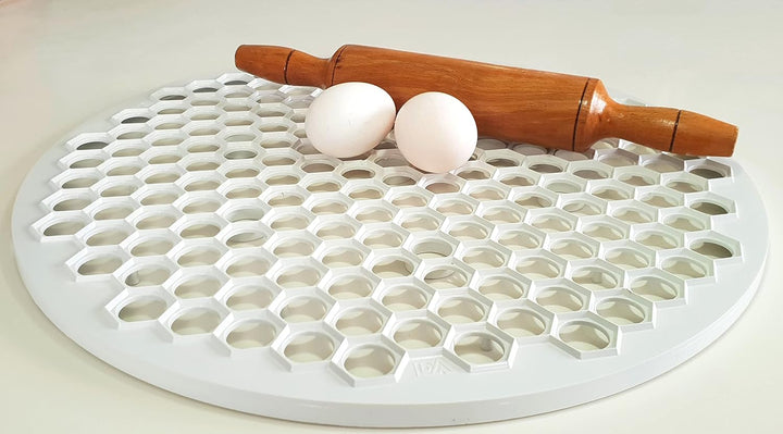 XL Pratic Ravioli-Form - Manti Form Manti Kalibi - Ravioli-Ausstecher - Teigschneidegerät 199 Löcher
