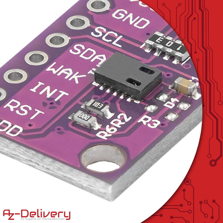 AZDelivery 5 x Kohlendioxid-Gassensor Metalloxid Sensor mit hochempfindlichem On-Board-Detektionssen