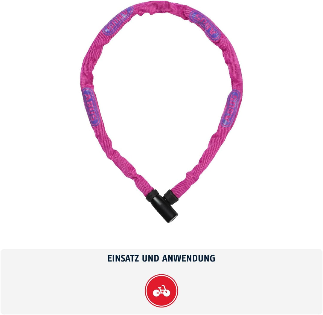 ABUS Kettenschloss Steel-O-Chain 4804K – Fahrradschloss aus Spezialstahl – ABUS-Sicherheitslevel 4 P