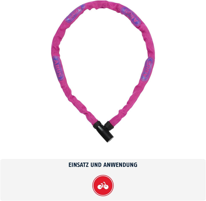 ABUS Kettenschloss Steel-O-Chain 4804K – Fahrradschloss aus Spezialstahl – ABUS-Sicherheitslevel 4 P
