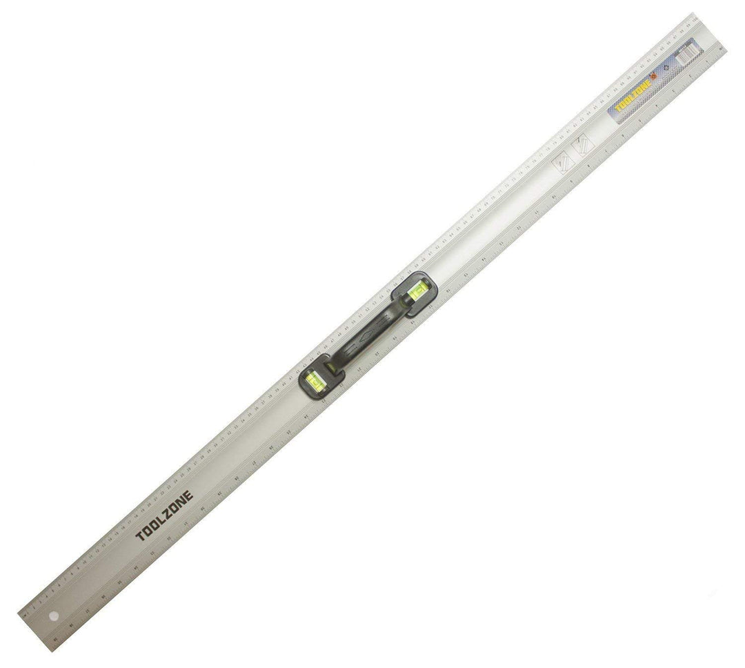 Toolzone 1m Alu mit Wasserwaagen und Griff - 1000mm