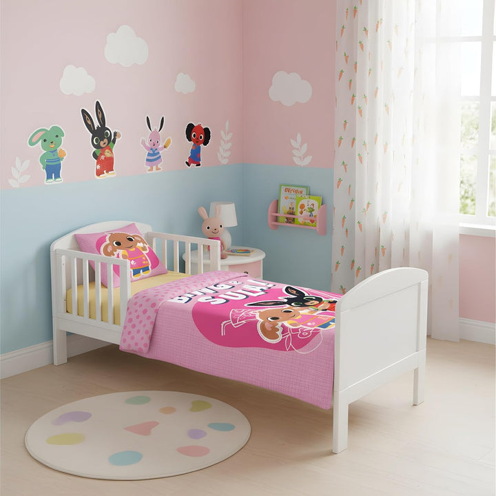Bing & Sula Kinderbettgrösse Bettwäsche Set | Bettbezug 100x135 cm + Kissenbezug 40x60 cm | 100% Bau