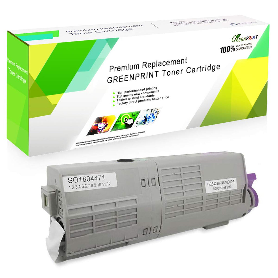 GREENPRINT Kompatible Tonerkartusche C532 C542 MC563 MC573 Schwarz 7000 Seiten für Schwarz Für Oki O
