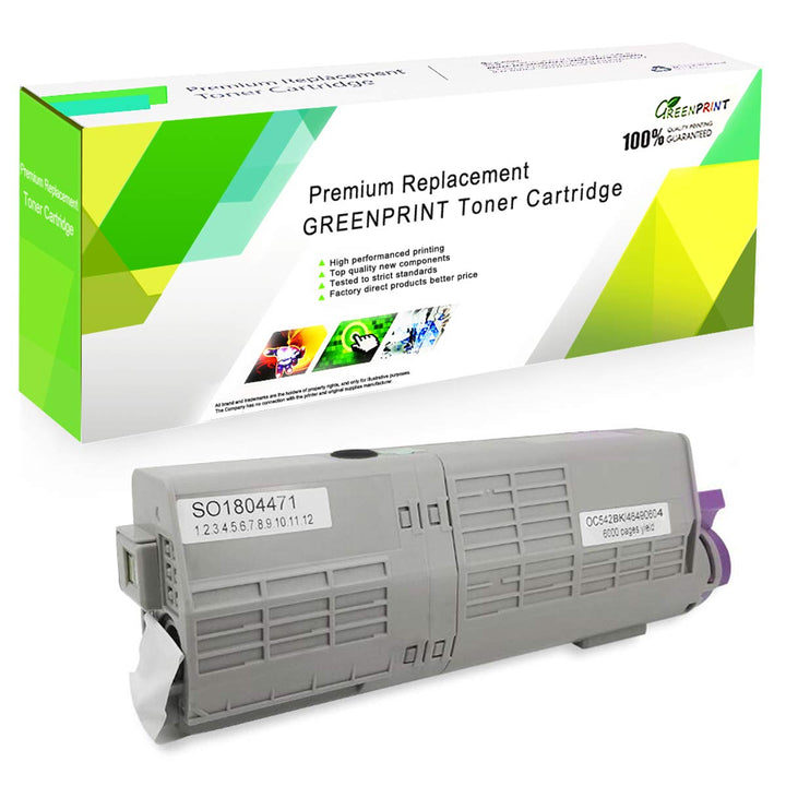 GREENPRINT Kompatible Tonerkartusche C532 C542 MC563 MC573 Schwarz 7000 Seiten für Schwarz Für Oki O