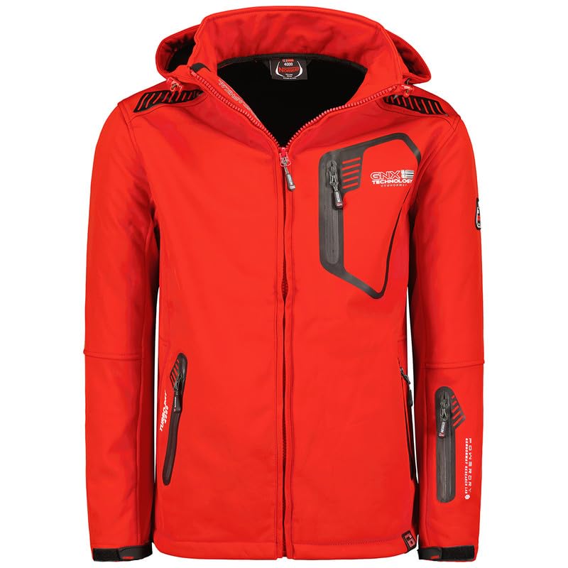 Geographical Norway Tanada Men - Softshelljacke Herren Wasserdicht atmungsaktiv Kapuze - Outdoor Man
