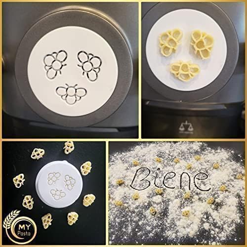 MY PASTA - Biene - Zubehör Für Pastamaker - Pasta Disc kompatibel mit Pasta Maker Avance - Matrizen