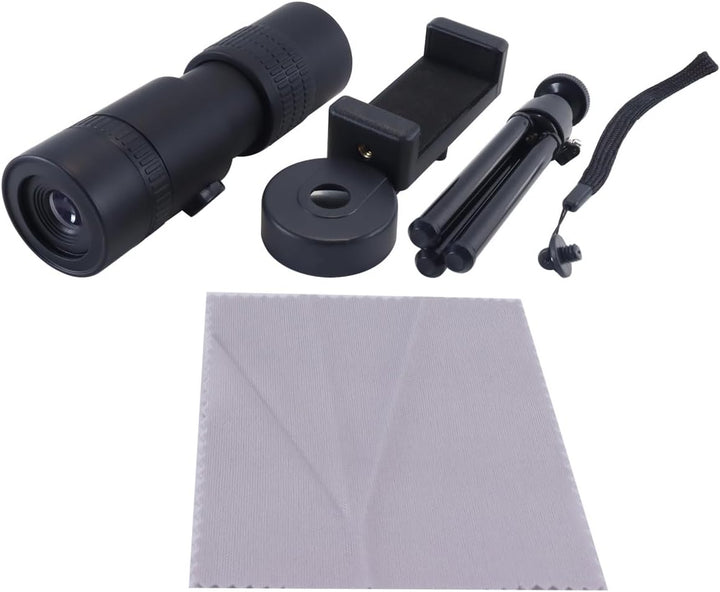 SYLEN Monokular-Teleskop mit hoher Vergrösserung, 10–300 x 40 mm, mit Stativ und Handyhalterung, für