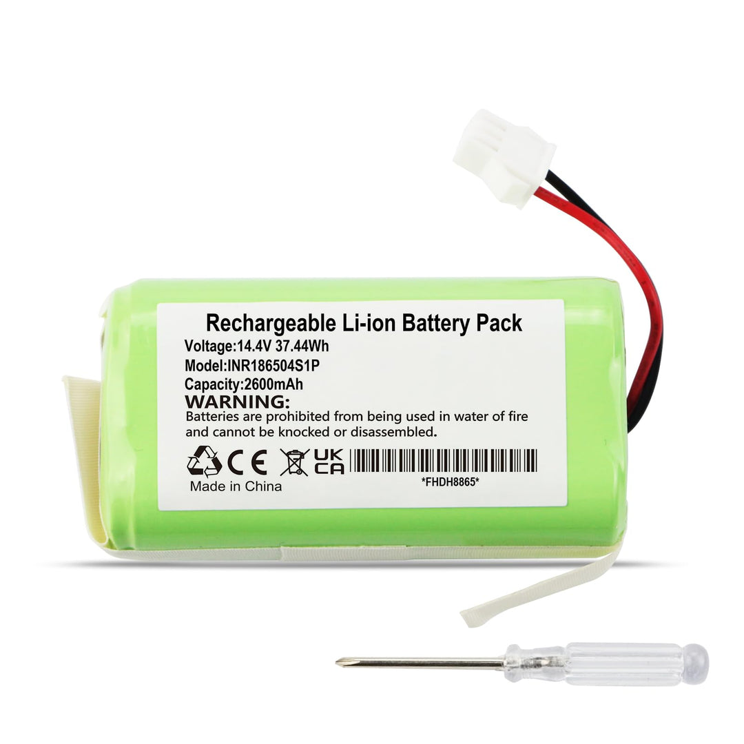 K KYUER 2800mAh Rechargable Akku für Lefant M501B Saugroboter | 10,8V Robot Vacuum Cleaner Battery w