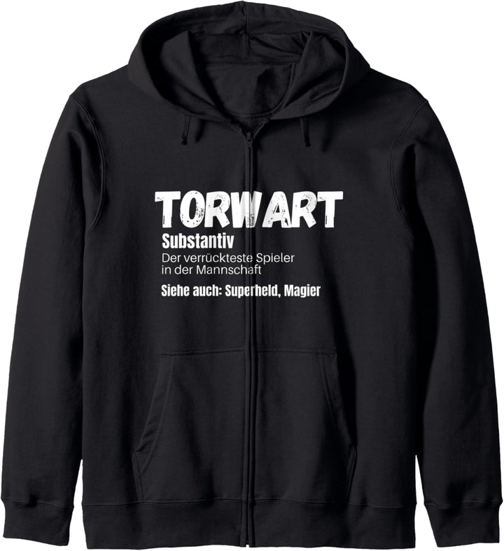Lustiges Torwart Torwartin Torhüter Handball Hockey Geschenk Kapuzenjacke