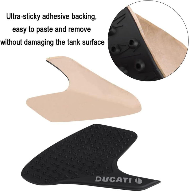 For Motorrad Tankpad Grip Ducati Monster 750-Tankpad Motorrad Traktionspad Tank Traction Pad Knie Gr
