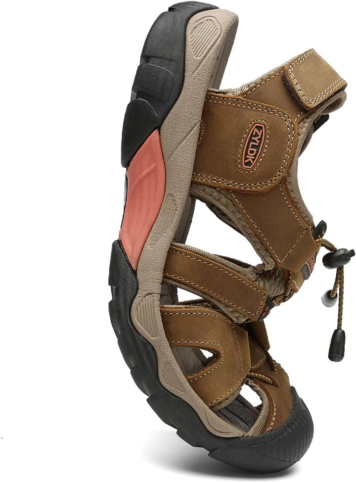 Sandalen Herren Strand Trekkingsandalen Wanderschuhe Sportsandalen | Männer Wandersandale Leder Stra